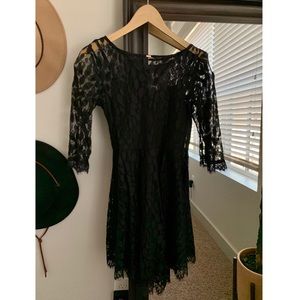 Free people black less dress